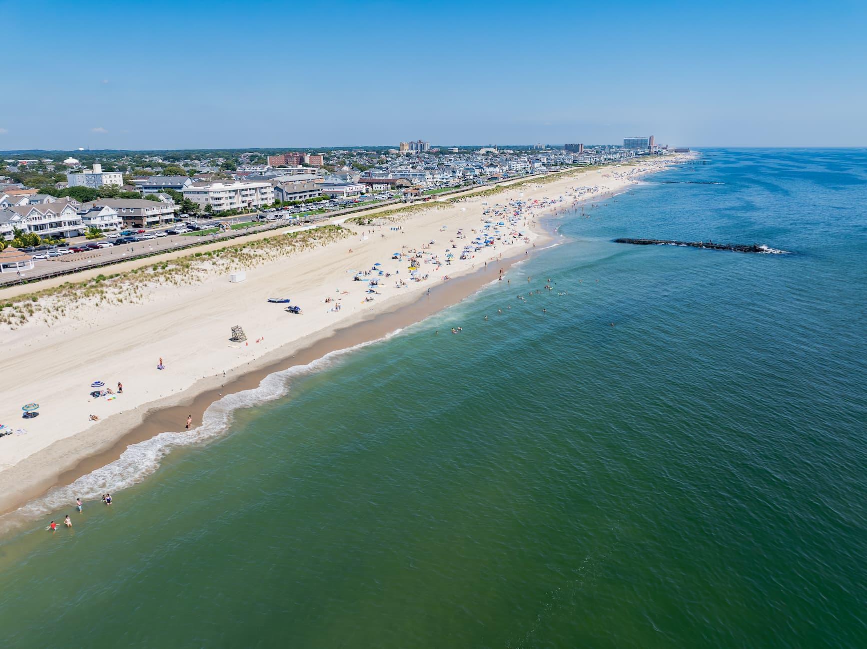 A view of Bradley Beach