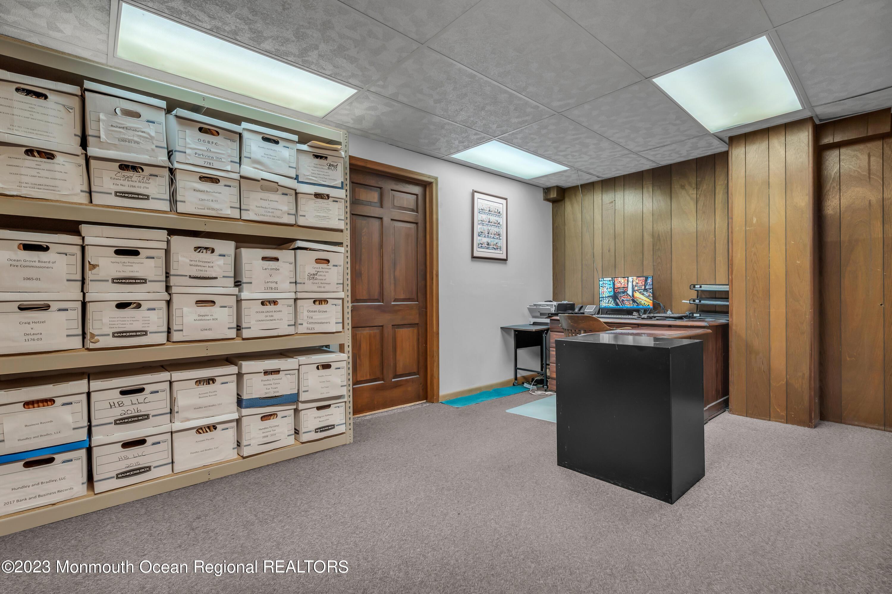 Additional Large Storage Room / Office with exterior egress door through the door in this photo (room not pictured)