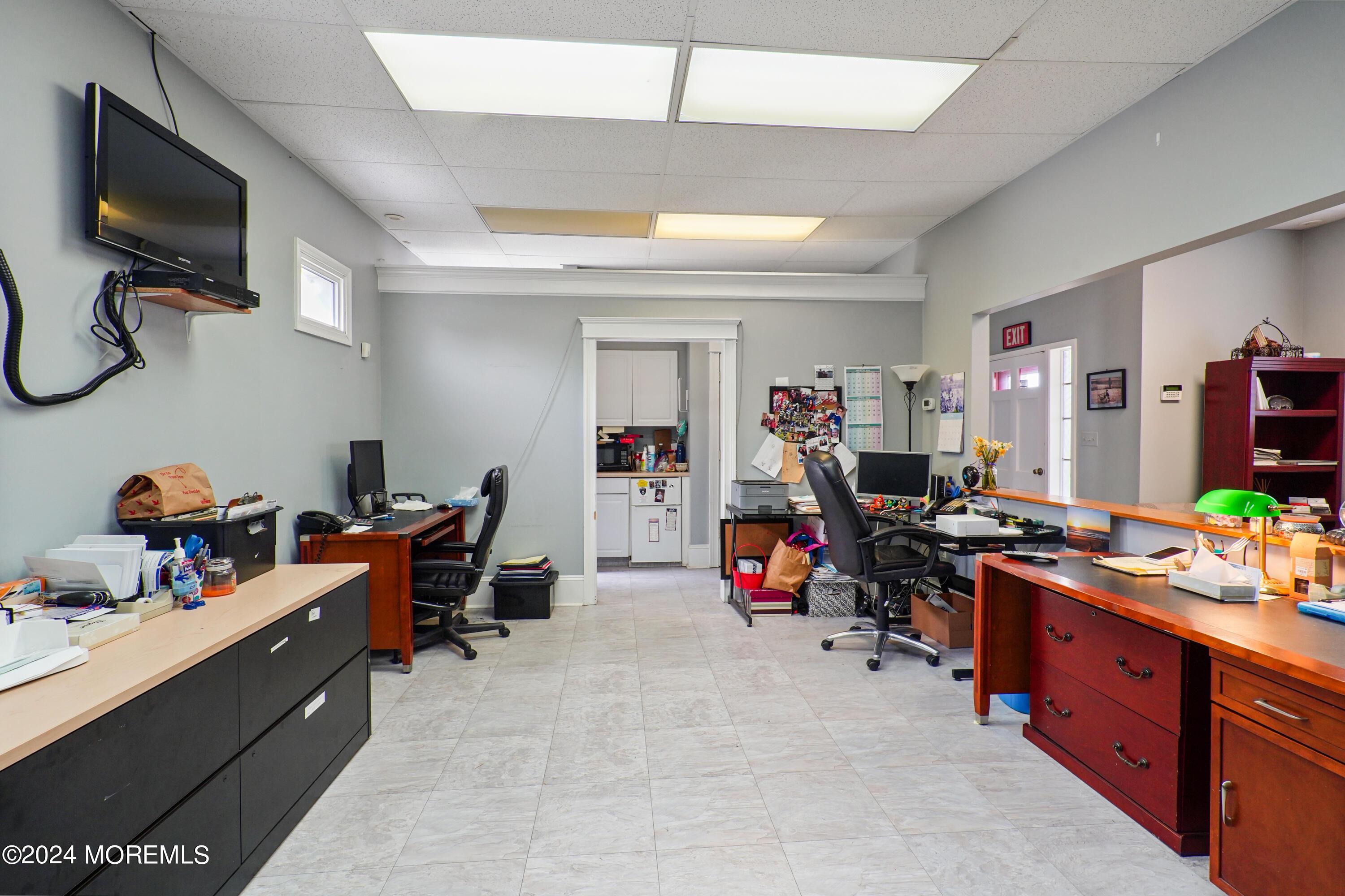 Large office open to reception