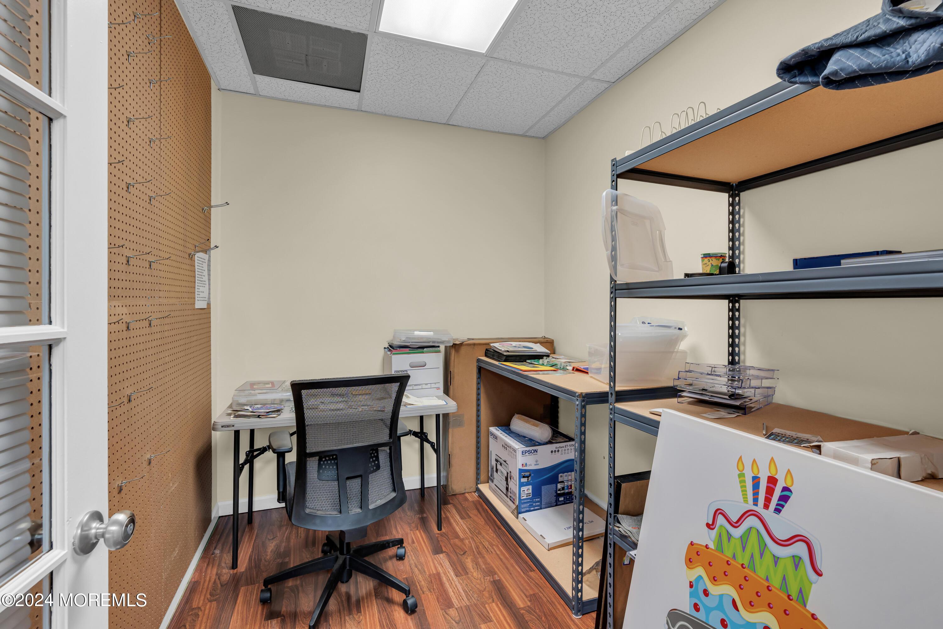 FIVE ADDITIONAL SPACES FOR OFFICE OR STORAGE.