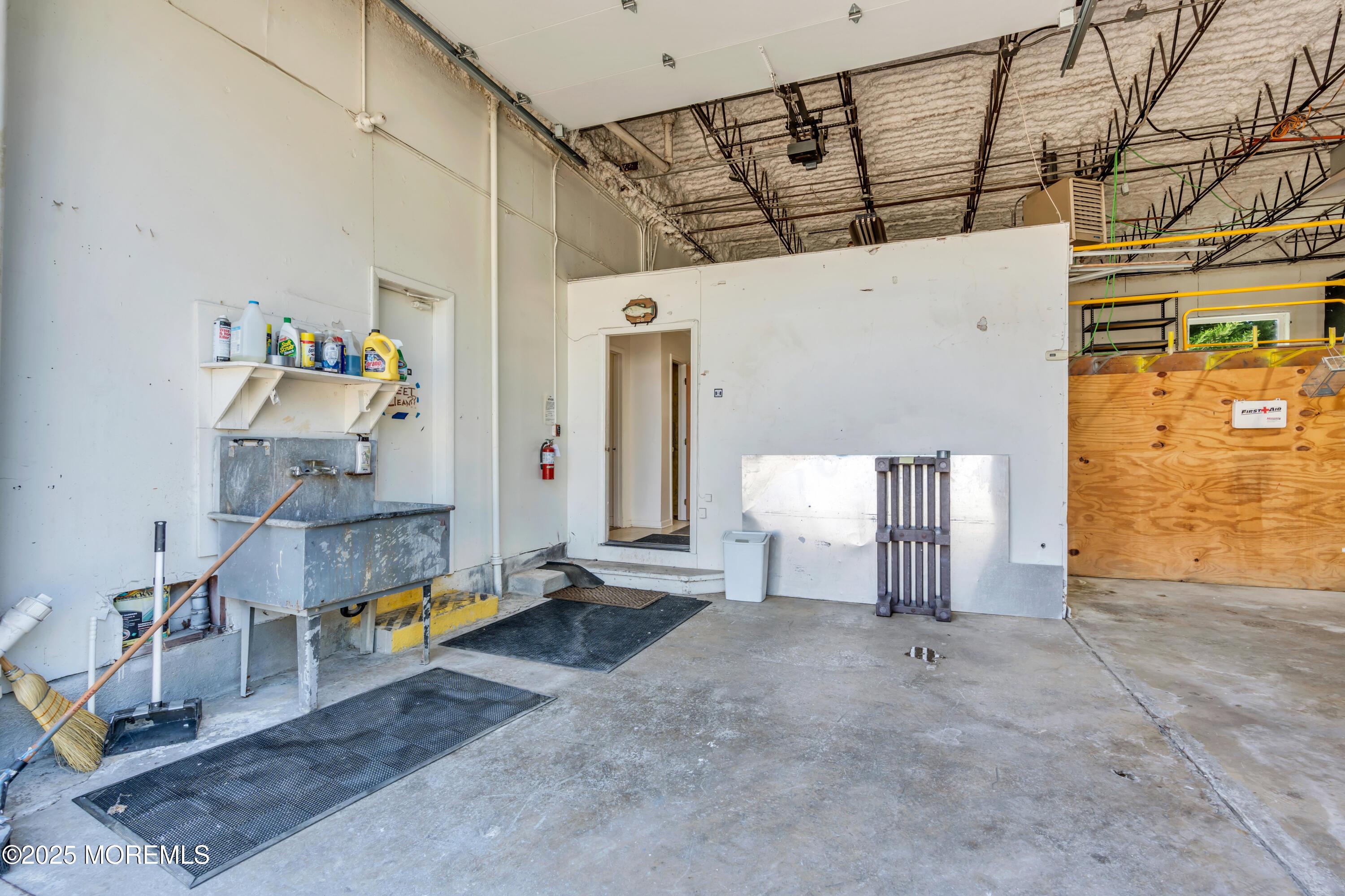 Entrance into office space from Warehouse