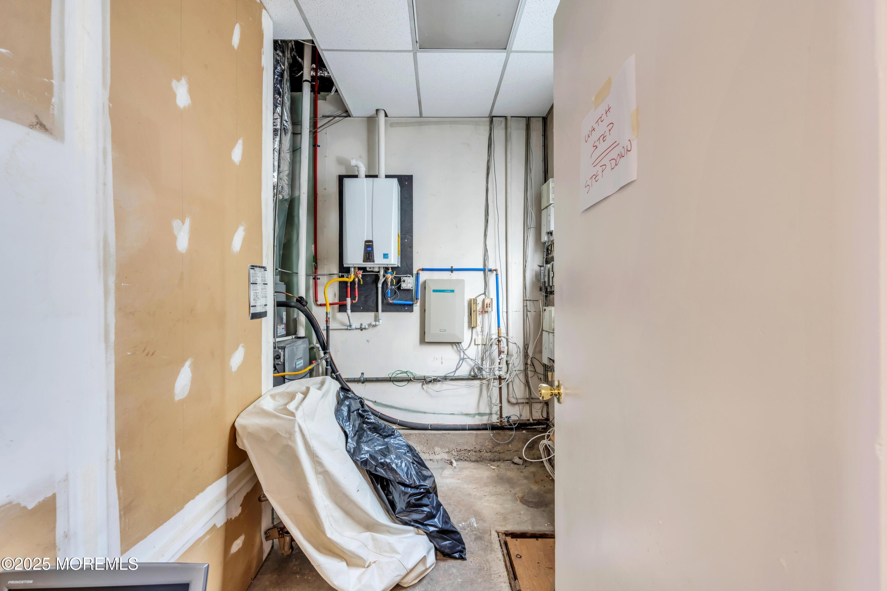 Mechanical Room - Tankless Hot Water Heater