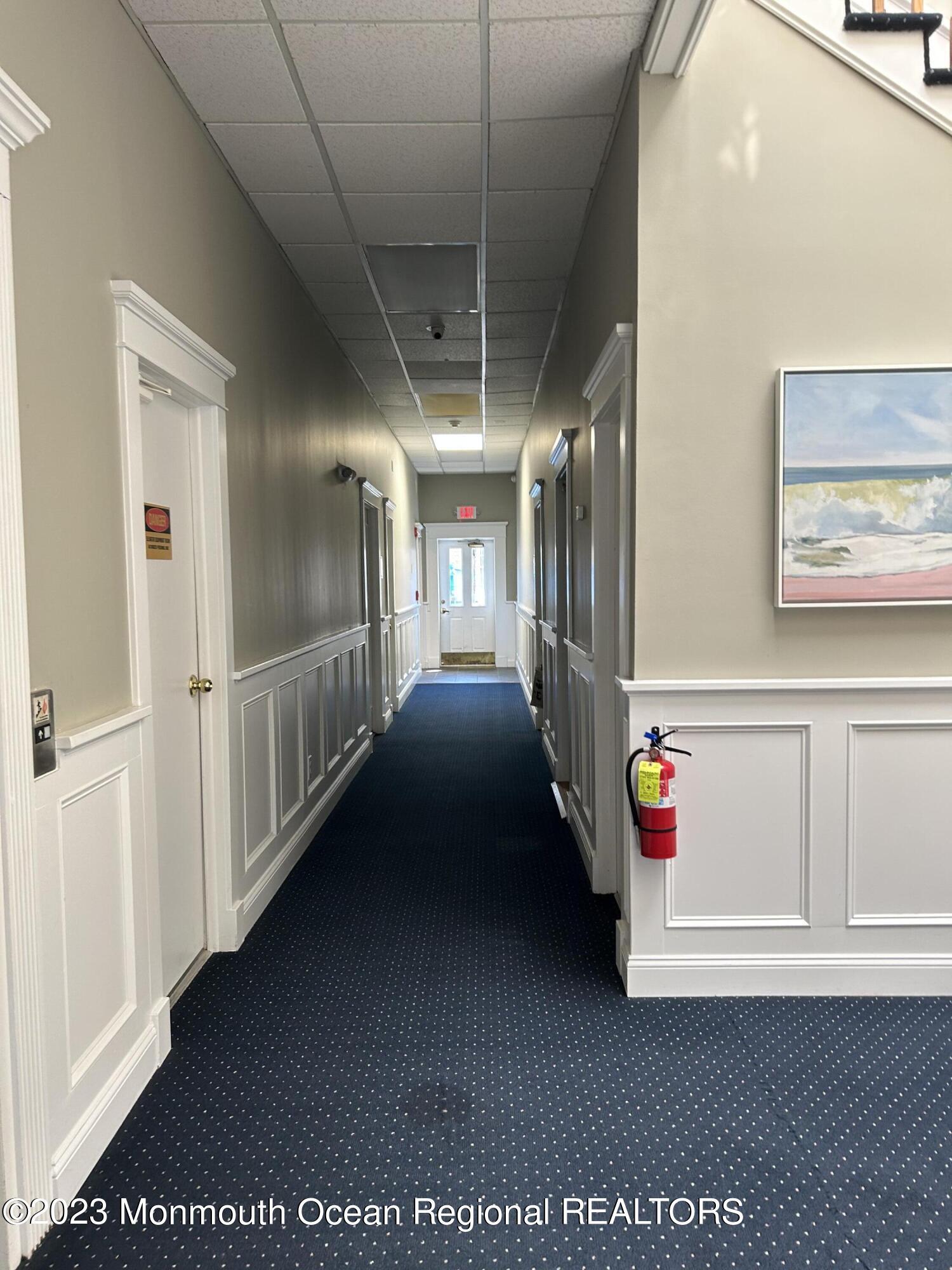 Hallway with elevator