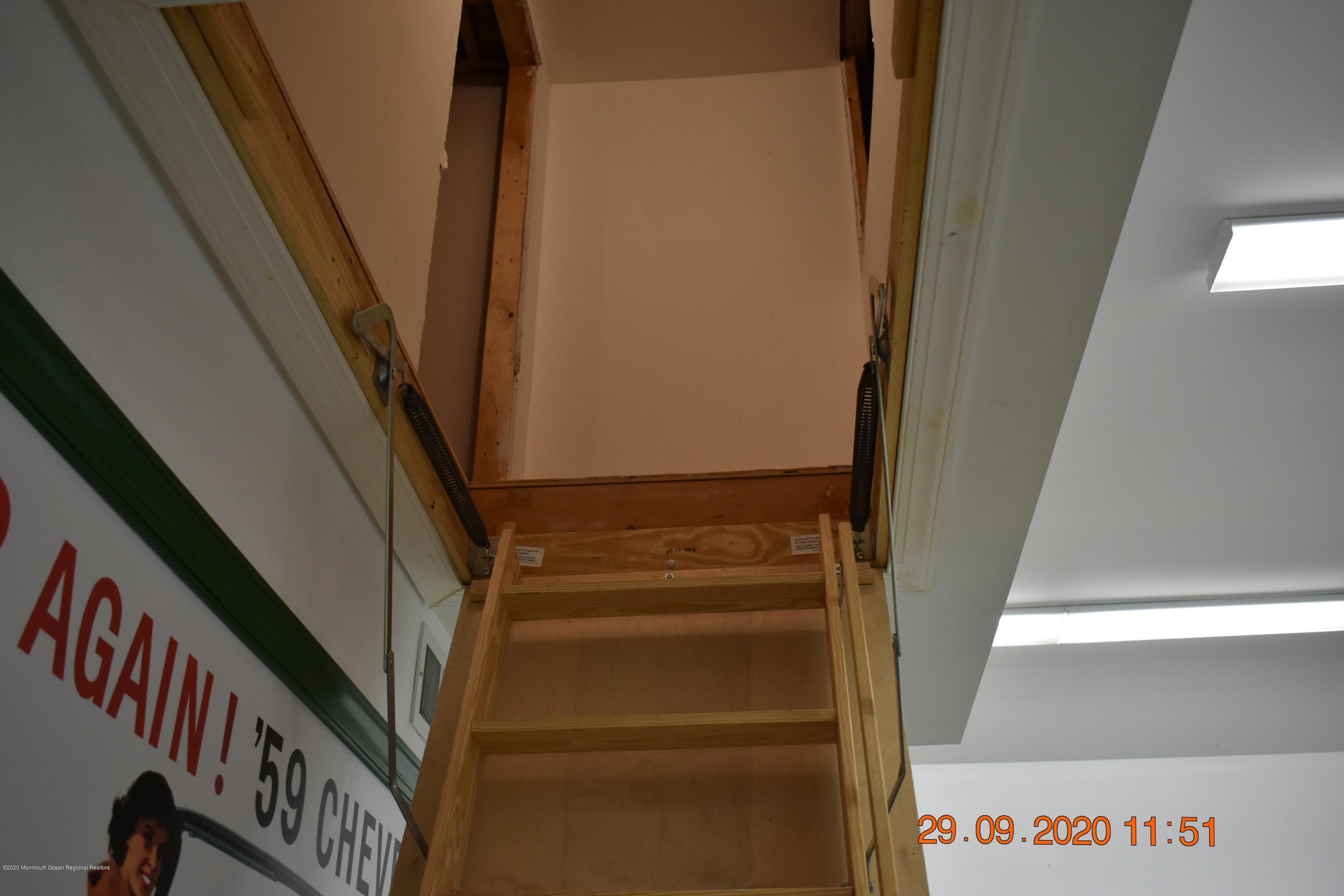 Attic for more storage if needed