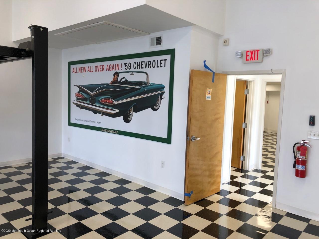 View from garage leading to the office and other main room