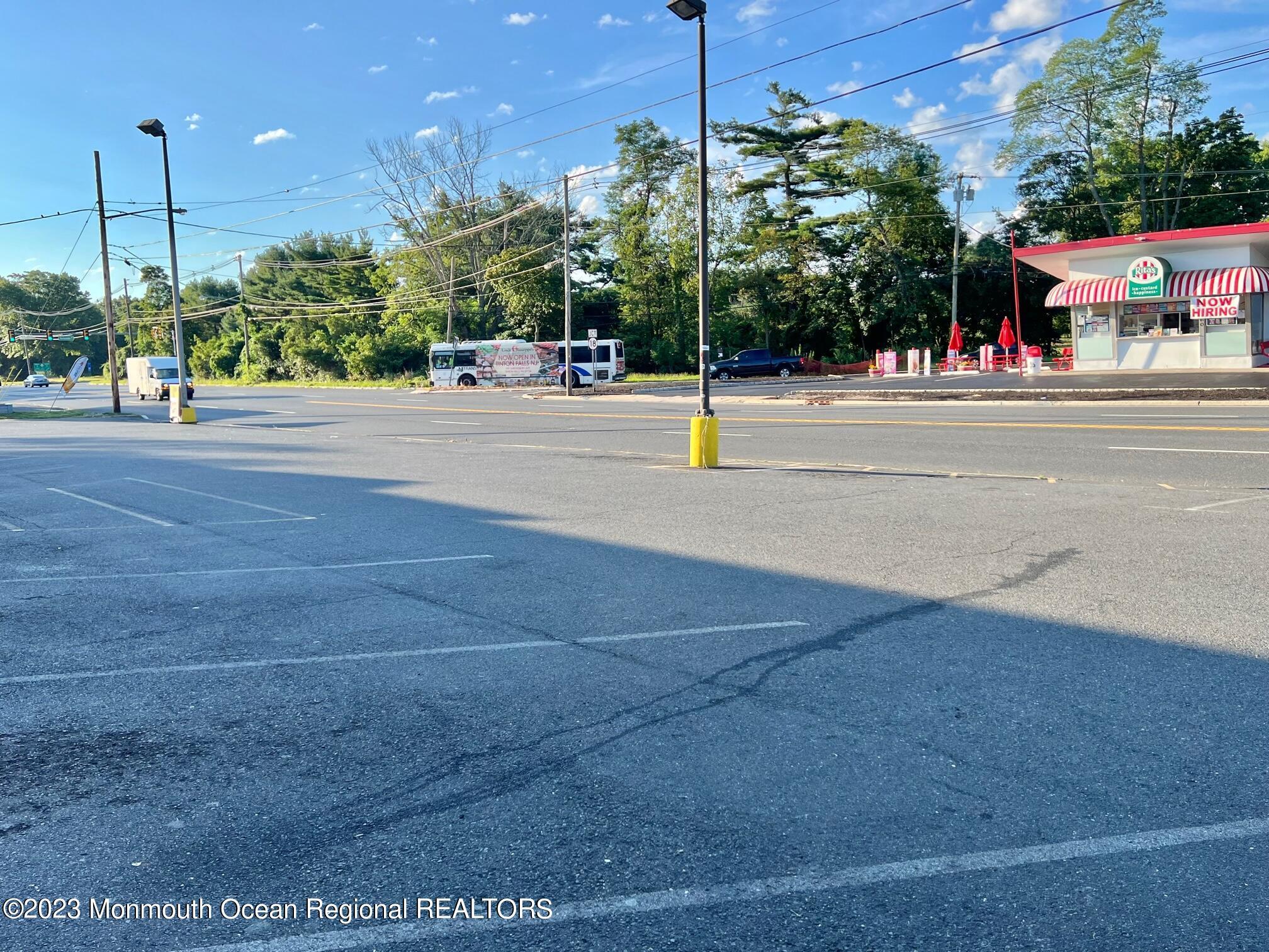 Rita's is right across the street.