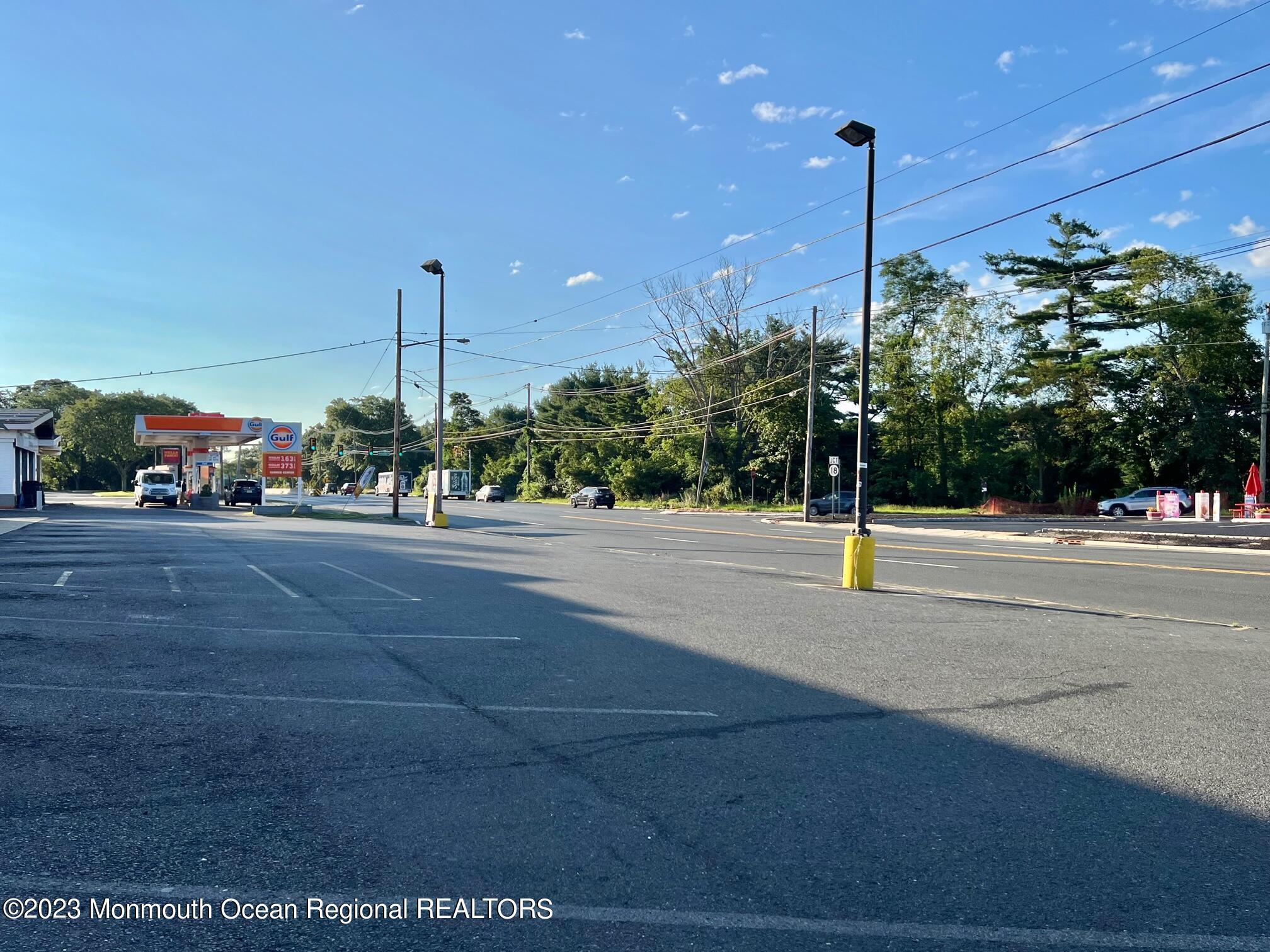 Gas station is located nearby.