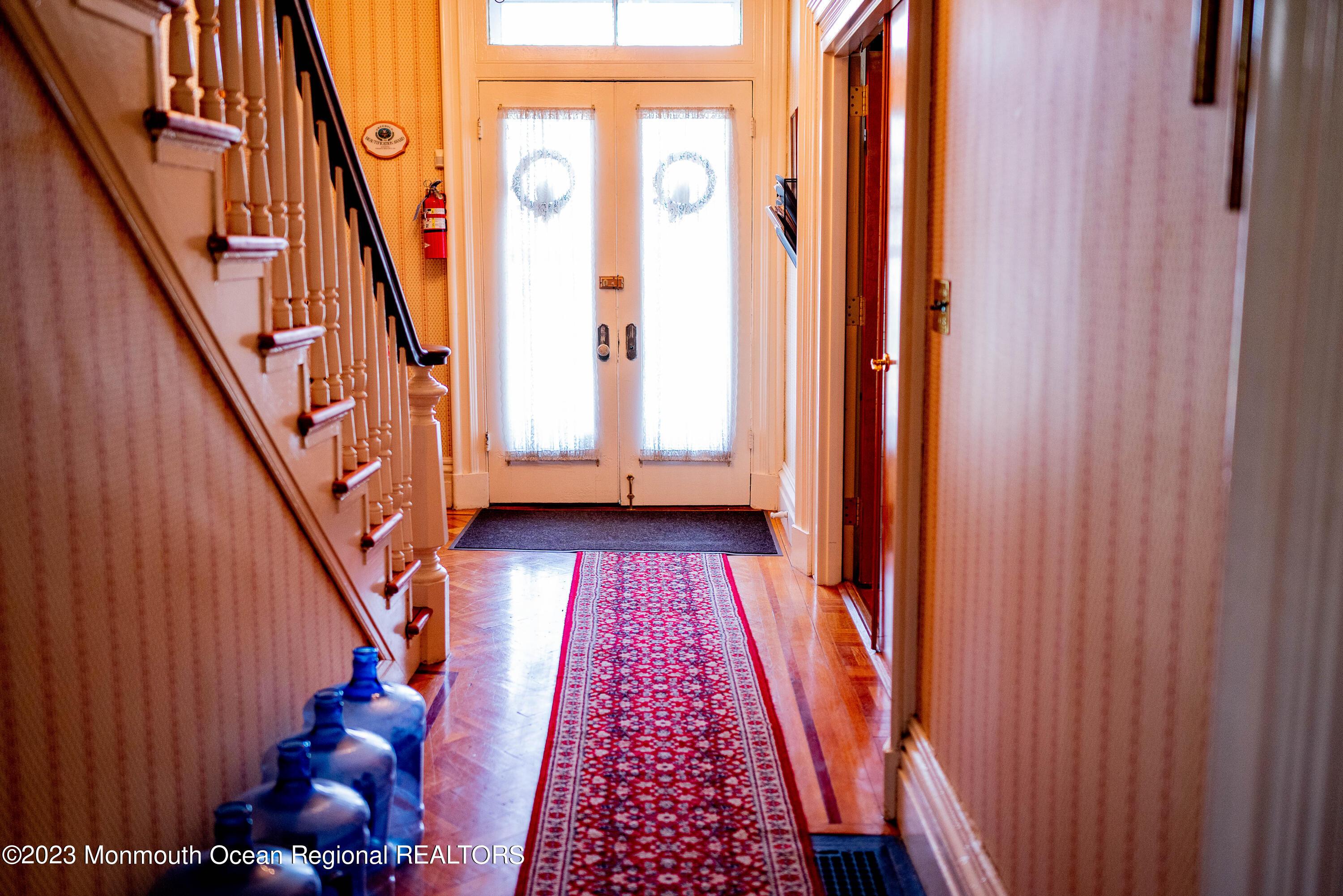 Front entrance and hallway