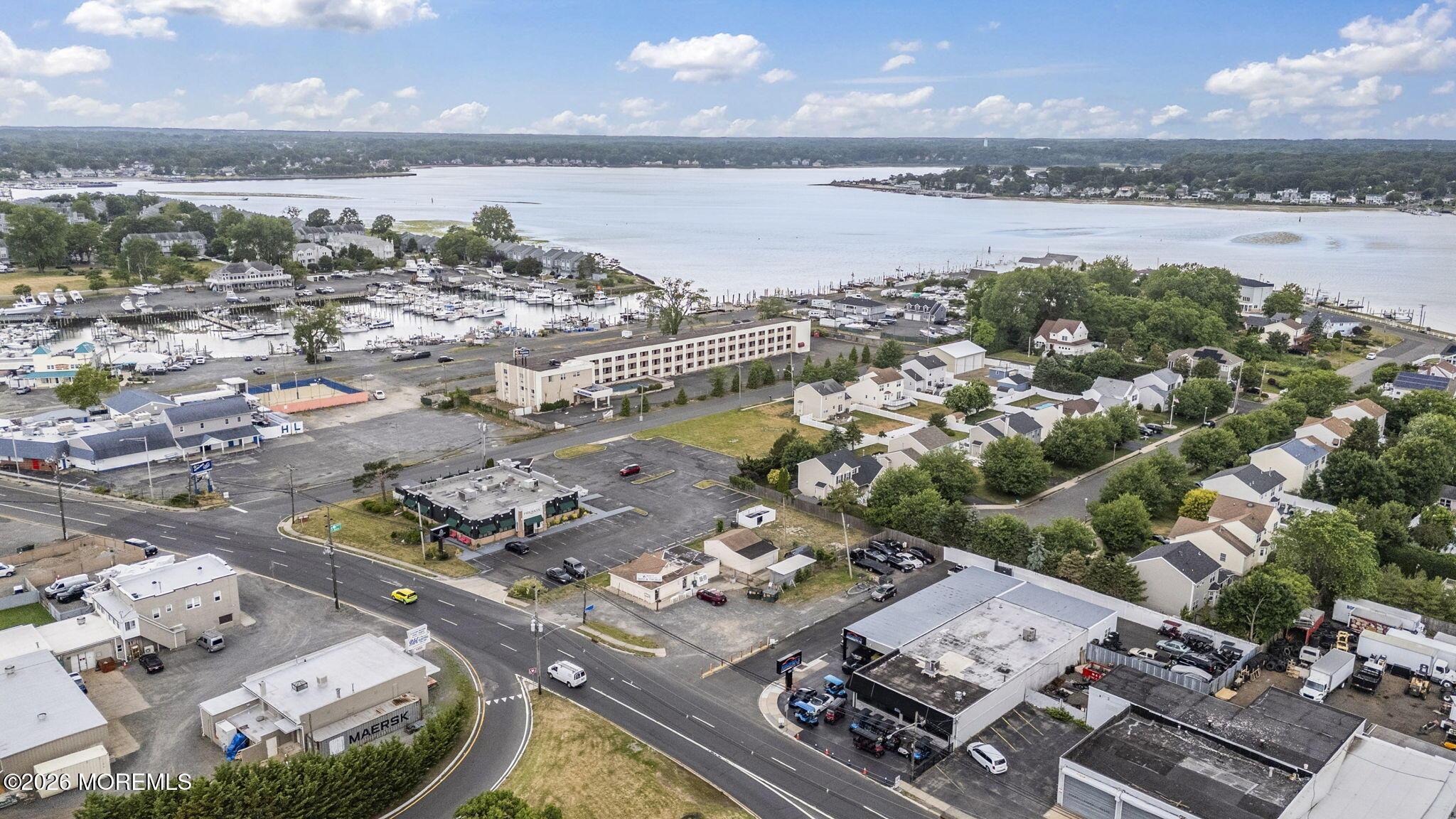 Aerial View towards Shark River Inlet