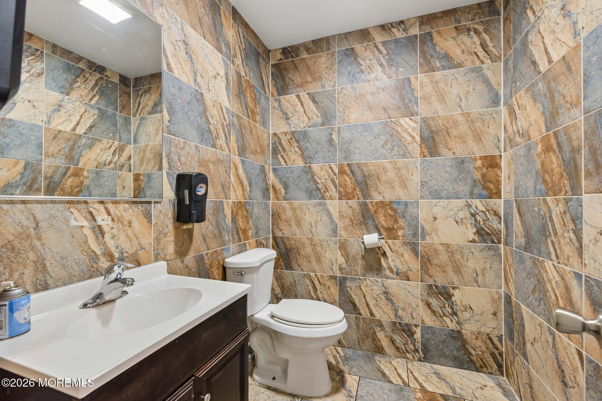 Updated, clean and tidy restrooms.