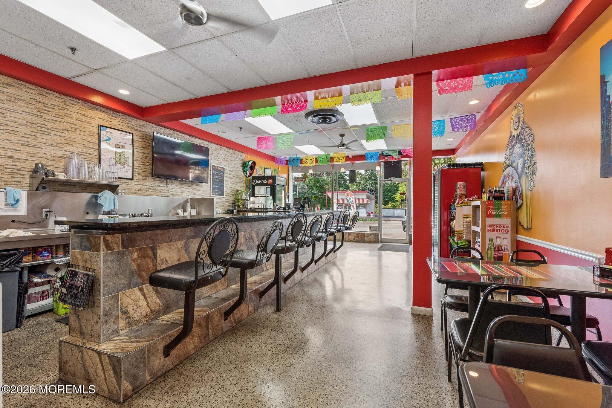 Another view of the dining area.